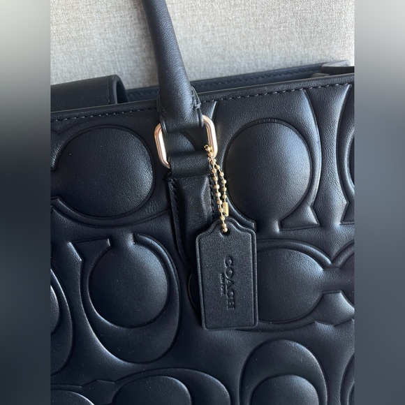 ‼️last 1‼️NWT！COACH Large Maggie Tote Bag In Signature Leather（COACH CY672） - Picture 7 of 13